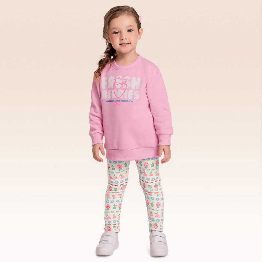 CONJUNTO MOLETOM E LEGGING FLANELADOS FAKINI