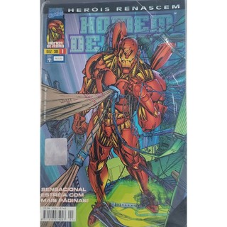 Hq Heróis Renascem Homem de Ferro #01 de Vários Autores 8176702