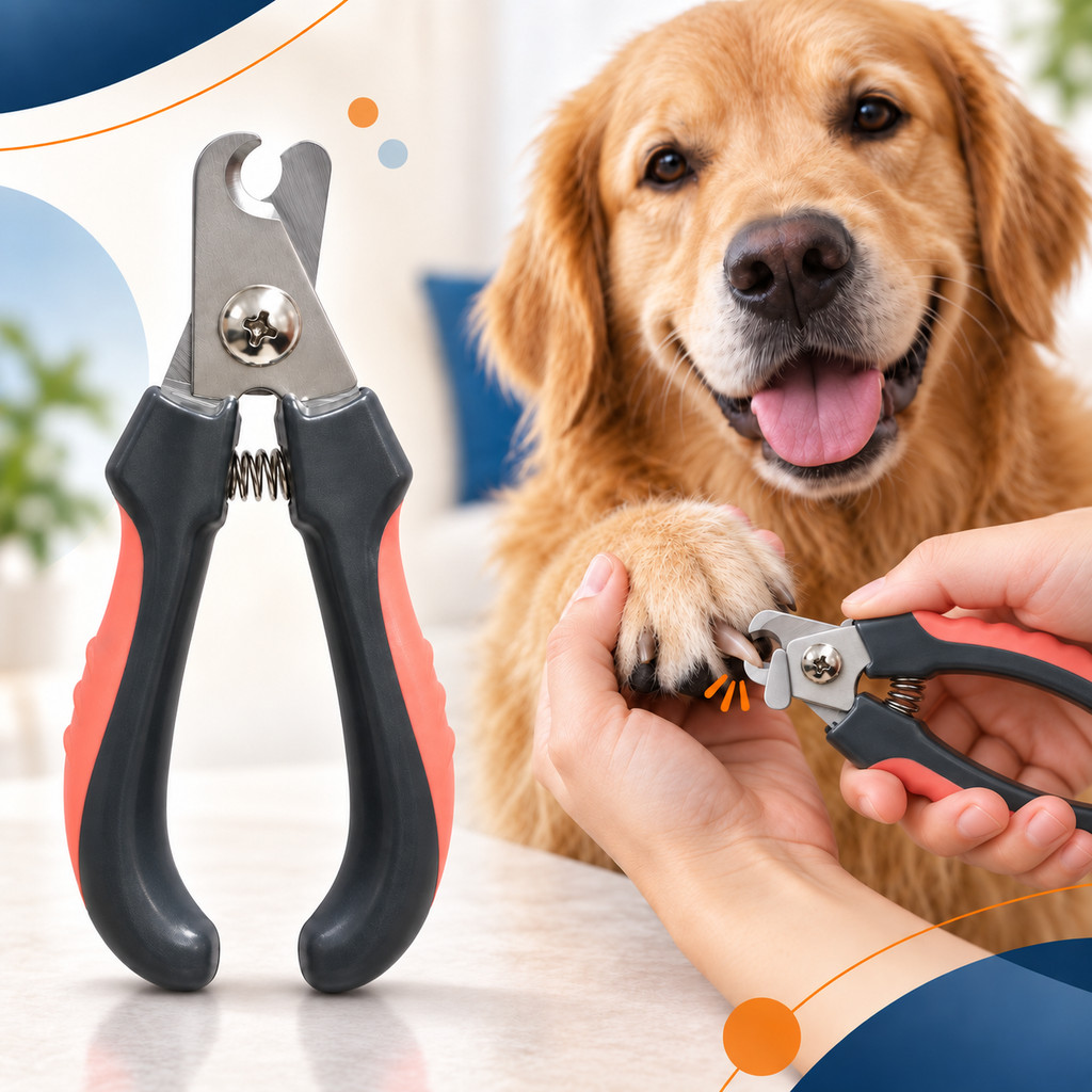 Cortador de Unha Pet Para Cachorro Gato Grande Pequeno e Medio Porte Alicate Tesoura Profissional