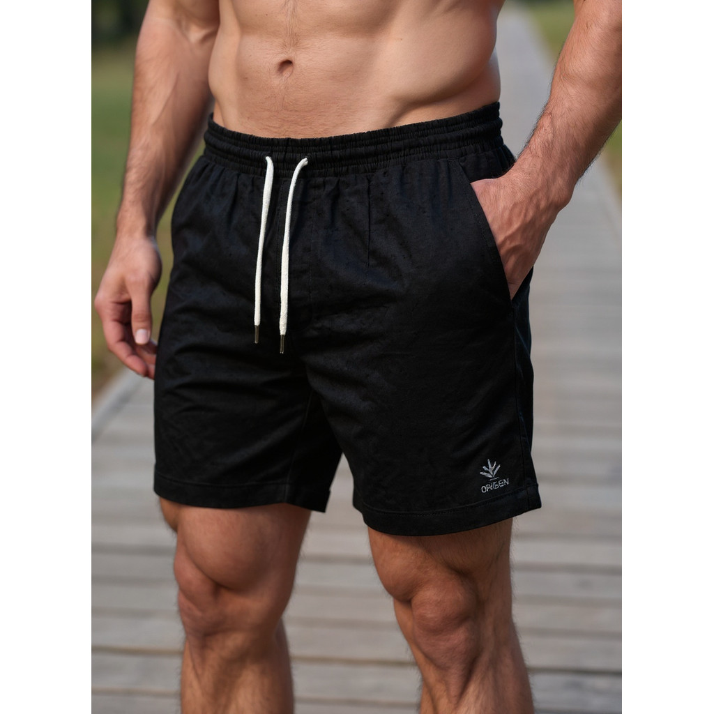 Kit 3 Bermudas Masculinas Linho Elastano Praiana Confortável Verão — bella_home_lar