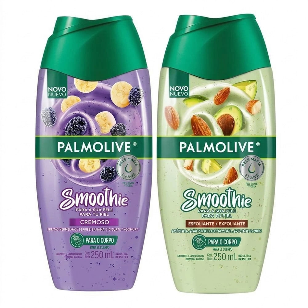 Kit 2 Sabonete Líquido Corporal Palmolive 250ml Cada