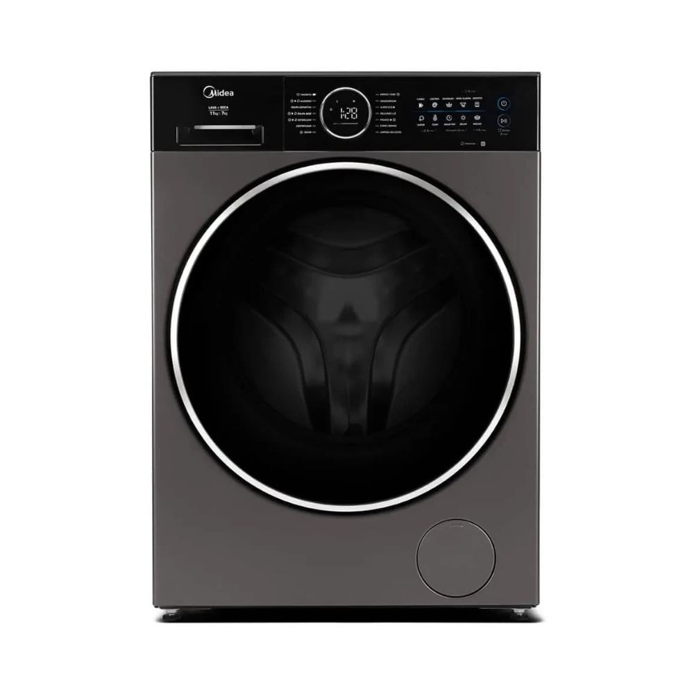 Lava e Seca 11kg Titanium Slim Storm Wash Inverter Conectada Midea
