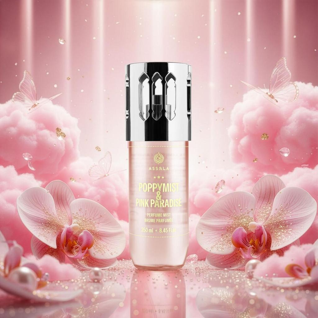 Body Splash Assala Poppymist & Pink Paradise Feminino — imagem 2 de 2