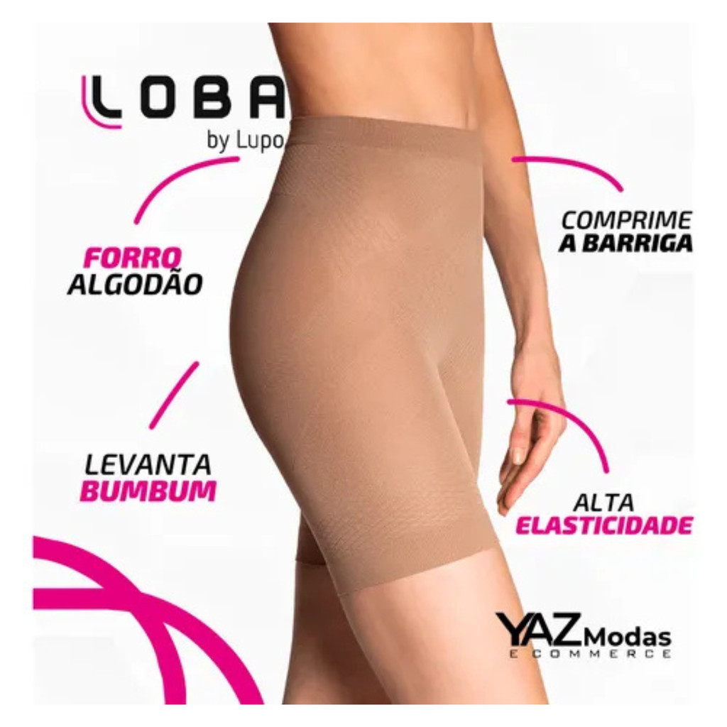 Short Modelador Lupo Original Diminui Barriga Levanta Bumbum 5690 — imagem 2 de 2