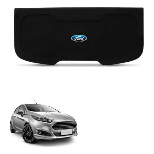Tampão Porta Malas Bagagito Fiesta Hatch 2013-2020 Preto G4 Com Cordinhas Furação Para Falante