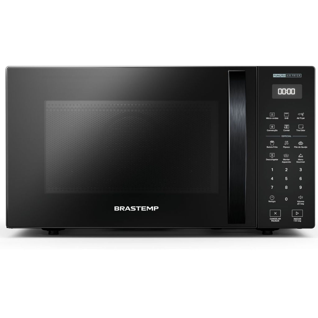Micro-ondas Brastemp de Bancada 29 Litros Air Fryer Preto BMC29AE