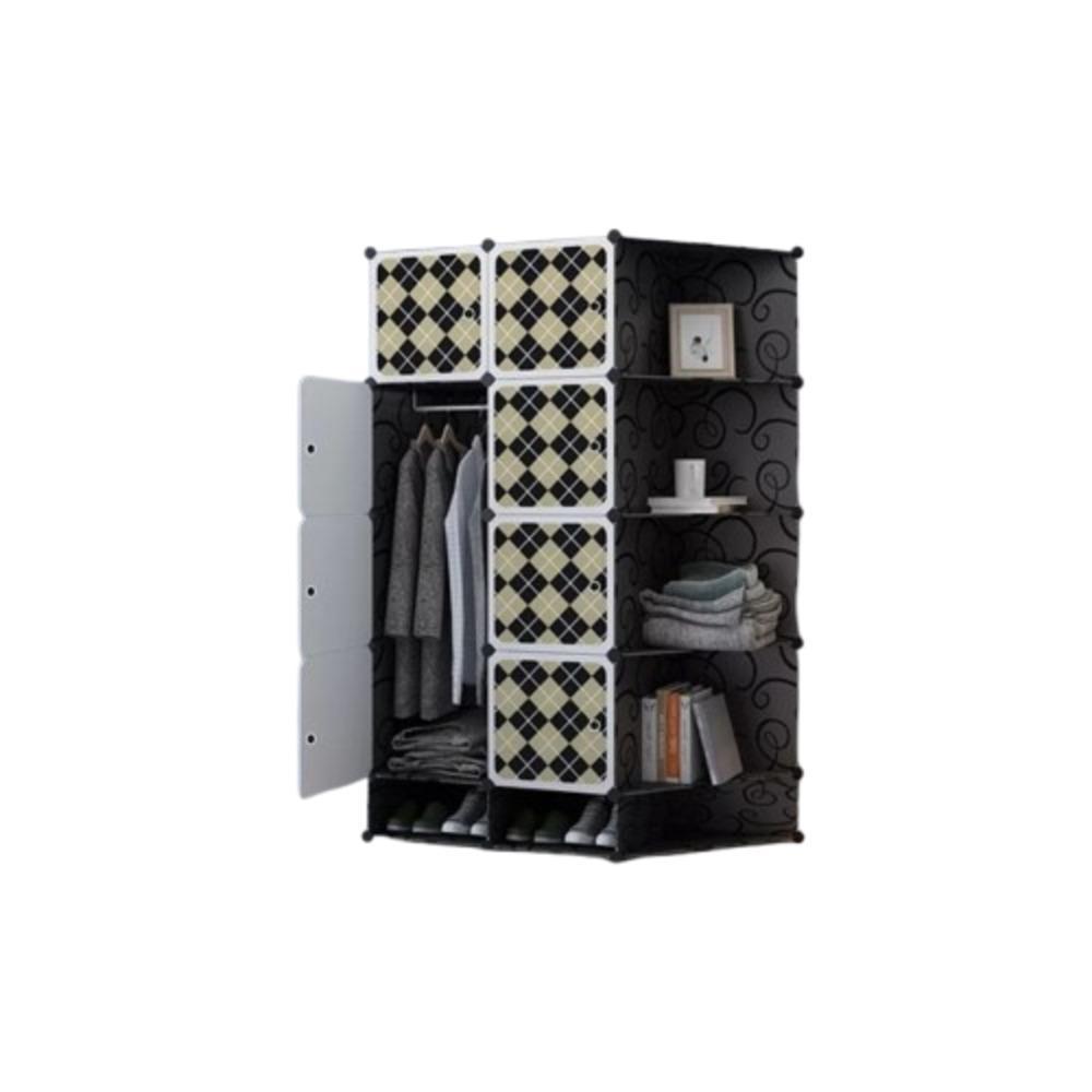 ORGANIZADOR COM SAPATEIRA ARARA DE ROUPAS CABIDEIRO MODULAR COM PRATELEIRAS ORGANIZADOR DESMONTAVEL KANGUR