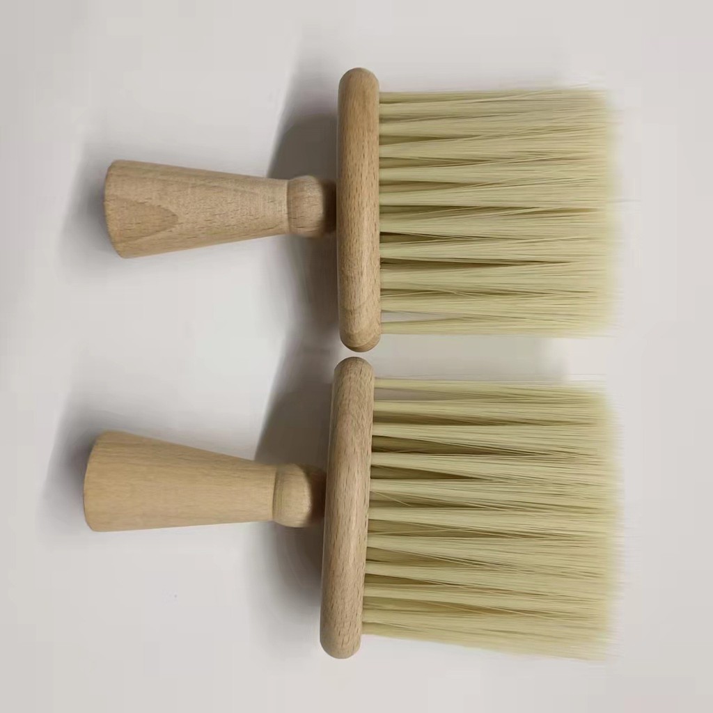 Escova de limpeza para interior de carro em madeira maciça, ferramenta de remoção de poeira para saídas de ar do ar-cond