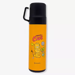 Garrafa Térmica de Café com Tampa Dupla Garfield