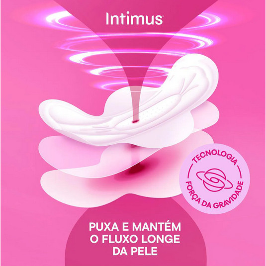 Absorvente Intimus Gel Tripla Prot Seca Com Abas Com 32 Unidades — imagem 2 de 2