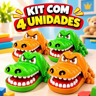 Brinquedo Crocodilo Engraçado Boca Jogo Dentista Mordida Dedo Jacaré Jogo Brinquedo