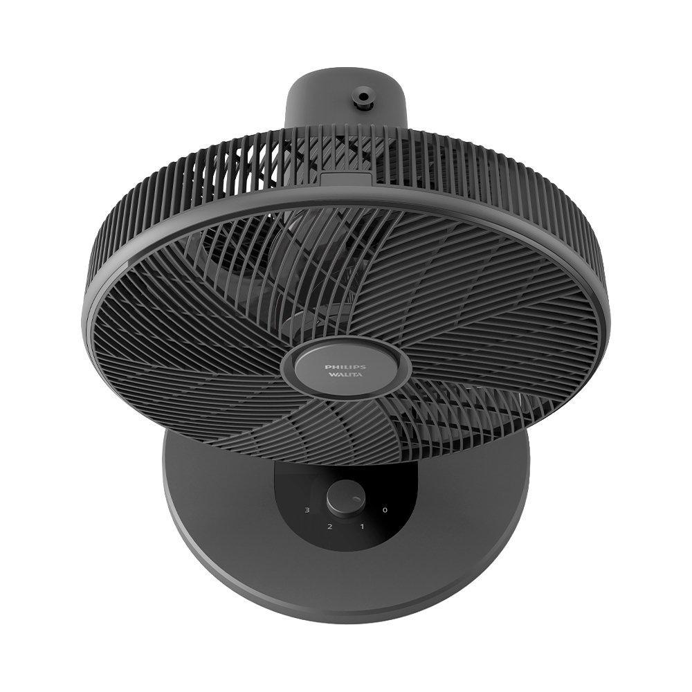 Ventilador de Mesa Philips Walita CX1045/21 - 40cm, 6 Pás, 3 Velocidades, Preto — imagem 2 de 2