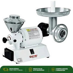Moedor De Carne E Café Elétrico Botini B5509 1/3CV Bivolt Para Linguiça