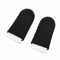 Luva de Dedo Gamer Dedeira 1 Par 2 Unidades Celular Touchscreen Anti-Suor Alta Sensibilidade Free Fire PUBG COD Mobile