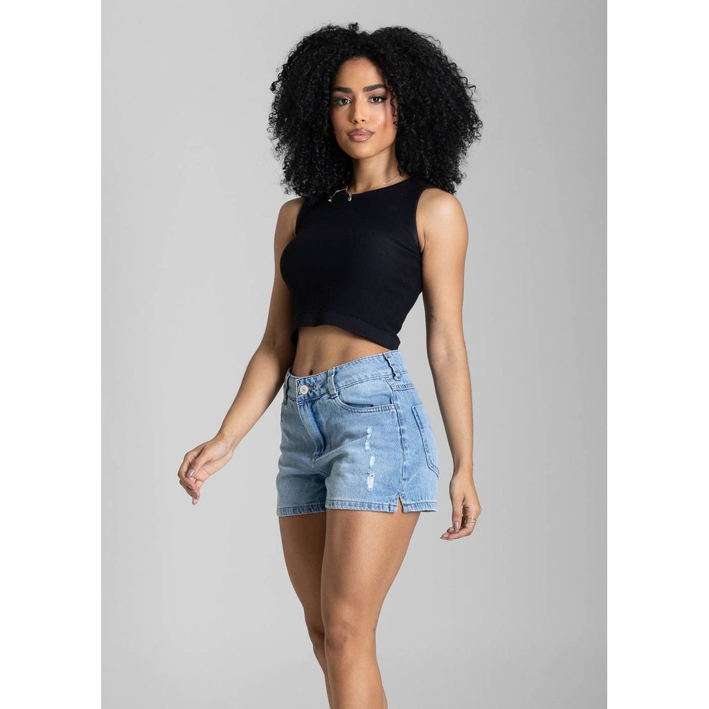 Shorts Jeans Destroyed Sawary - 283062 — imagem 2 de 2