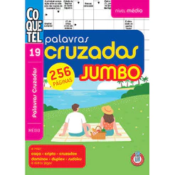 Livro Coquetel Jumbo Palavras Cruzadas Médio 19