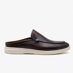 Mule Masculino Tulum Couro Marrom