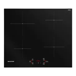 Cooktop 4 Bocas de Indução Brastemp com Funções Especiais - BDJ60BE