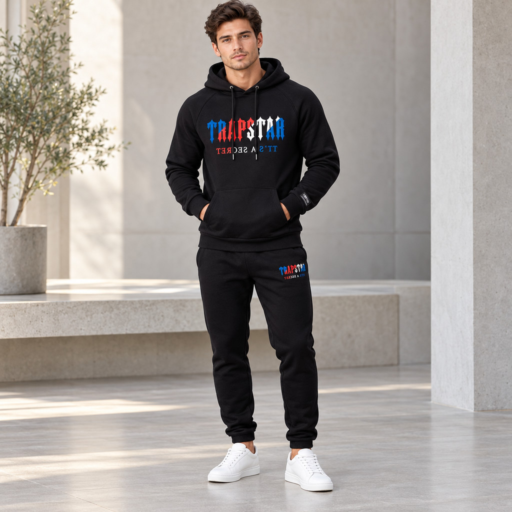 Conjunto Moletom Feminino e Masculino Blusa de Frio + Calça Moletom Flanelado Casaco Canguru Com Capuz e Bolso Unissex