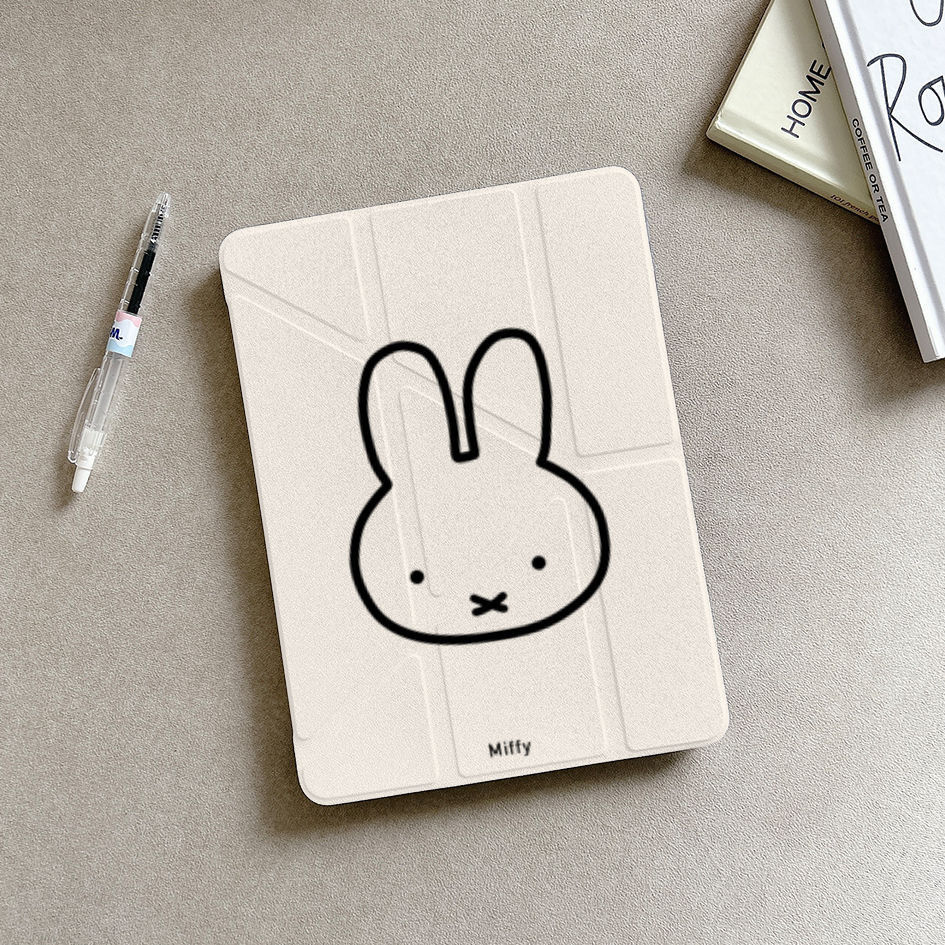 Capa para iPad Miffy Y+3fold, Capa Protetora para iPad Pro 11, 10.9/10.2 polegadas, mini8, air5, transparente, acrílica