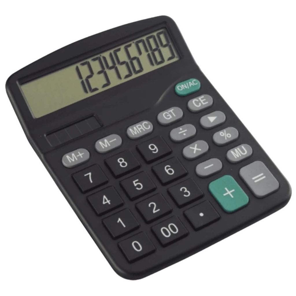 Calculadora Solar 12 Dígitos – Mesa ou Balcão com Visor Amplo