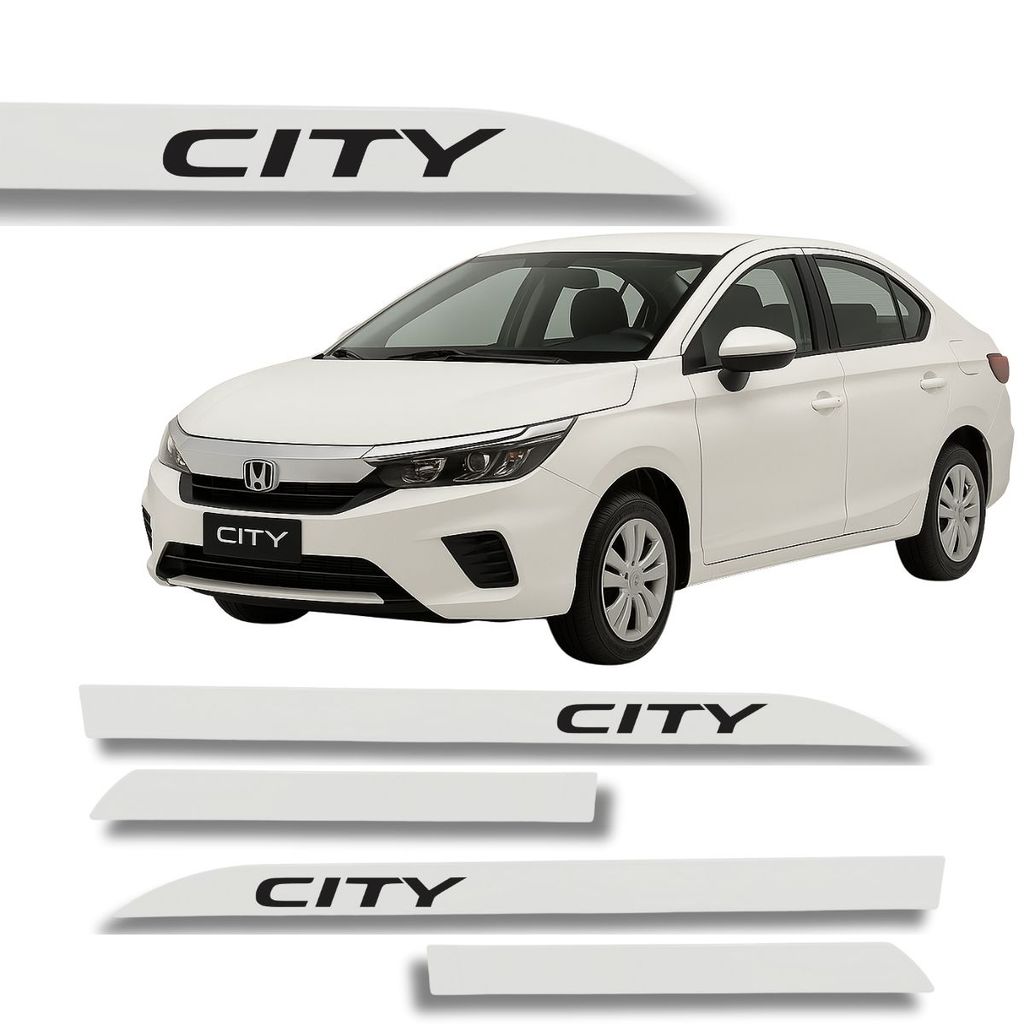 Friso Porta Honda City Original Branco Tafeta todos anos