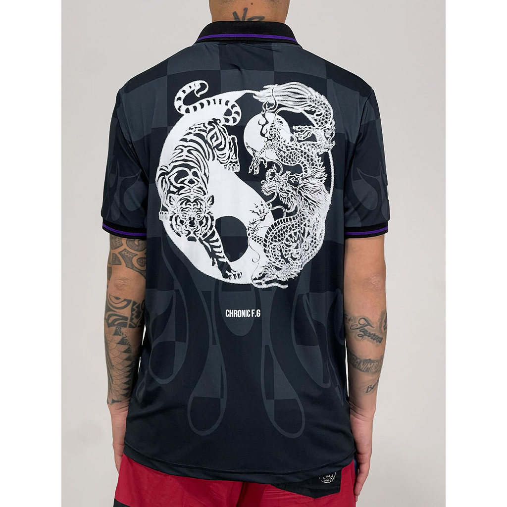 Camiseta Chronic de Time Spotifyah Tigre x Dragão - Cinza