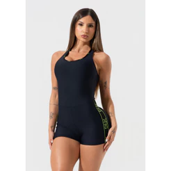 MACAQUINHO FEMININO FITNESS COM ELÁSTICOS E COSTAS VAZADAS ACTIVITY DLK