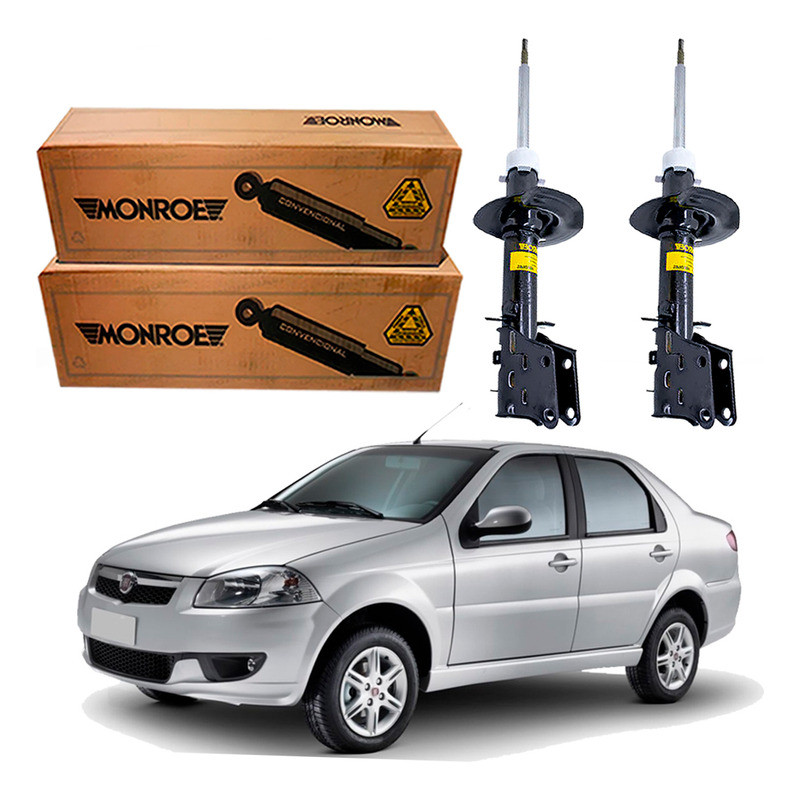 Amortecedor Dianteiro Siena Rst 1.0 2007 A 2016 em Oferta na Shopee