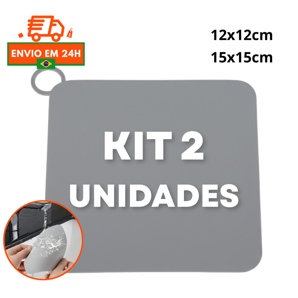 Kit 2 Unidades Protetor Ralo Chão Silicone Vedação Insetos Sujeira e Água Parada Banheiro e Cozinha em Oferta na Shopee