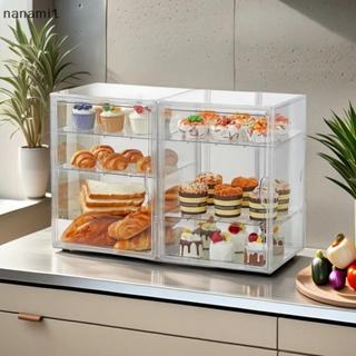 nanami1 Vitrine Acrílica À Prova De Poeira , Loja , Sobremesa , Bolo , Comida , Pastelaria , Pão , Rack , Caixa De Armaz em Oferta na Shopee