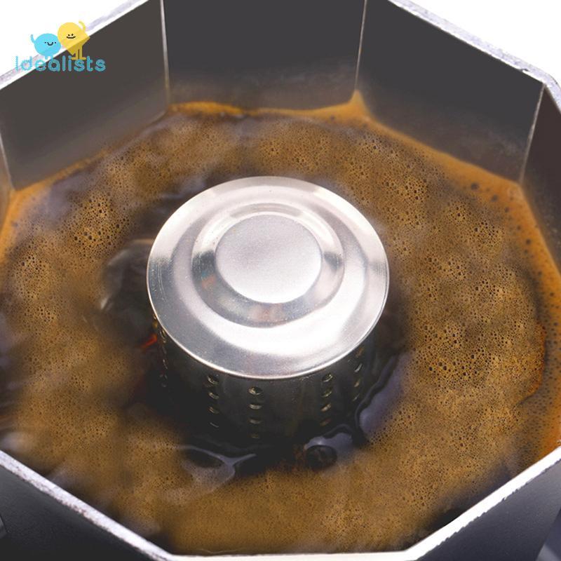Idealistas 1 Peça De Aço Inoxidável Universal Moka Pote Fogão Espresso Alumínio Cafeteira Acessórios Capa De Válvula Ant