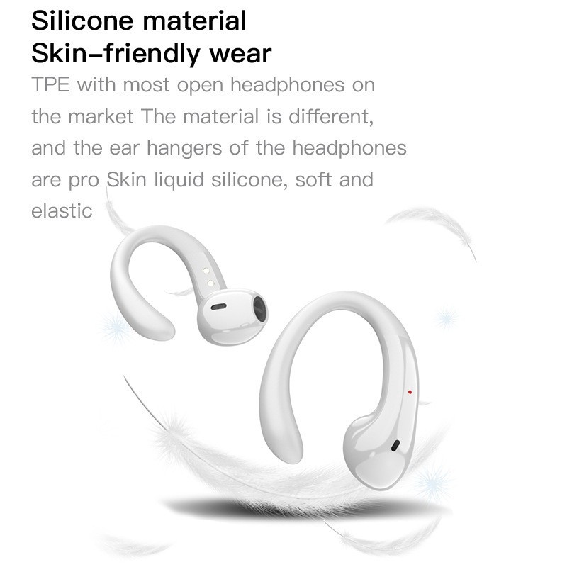 Nova Fones De Ouvido OWS-15 Sem Fio Bluetooth Fone Com Microfones Alta Fidelidade Som Estéreo Toque Inteligente Esportes