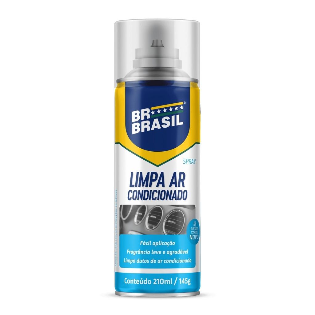 Limpa Ar Condicionado Spray Diversos Aromas  Br Brasil 210ml