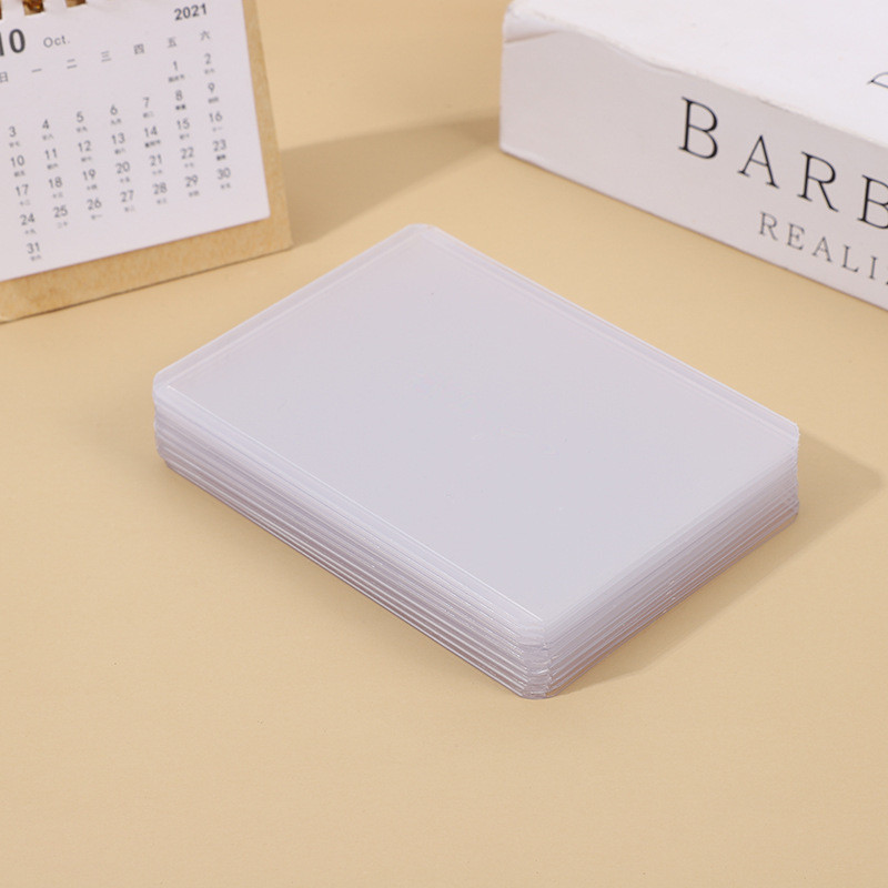 10/20/30 Toploader Capa De Cartão Grosso Protetor Fotográfico , Mangas Internas Suporte De Jogo Transparente