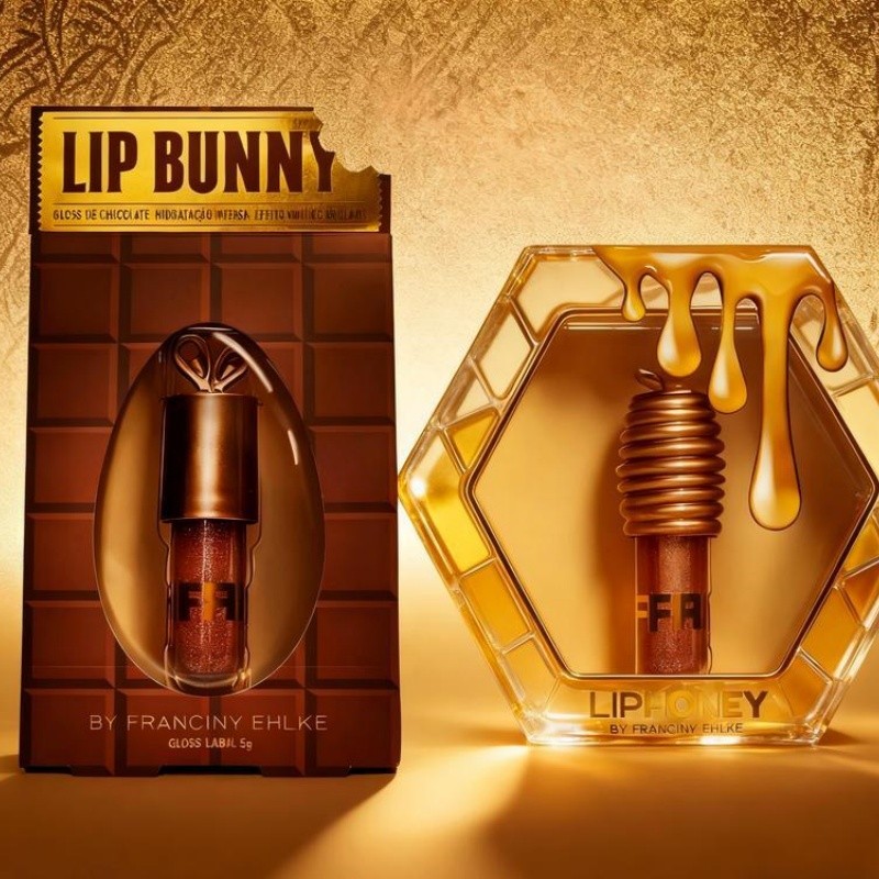 Gloss labial de mel Francny Ehke em Oferta na Shopee