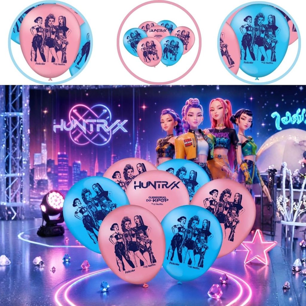 25~125 BALAO GUERREIRAS DO K-POP n°9 (FESTCOLOR) CHOCO