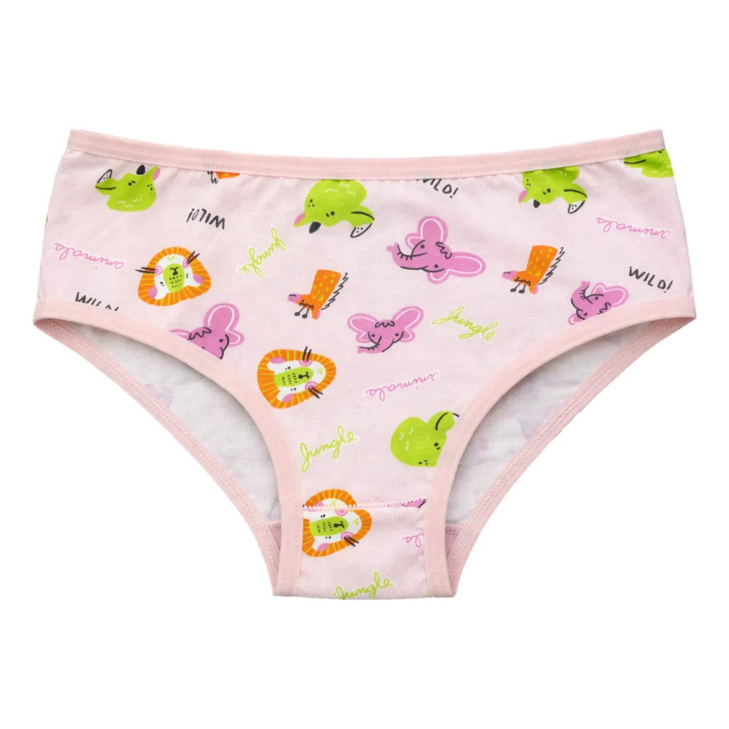 Kit 12 Calcinhas Bemy Tradicional Algodão Estampada Infantil