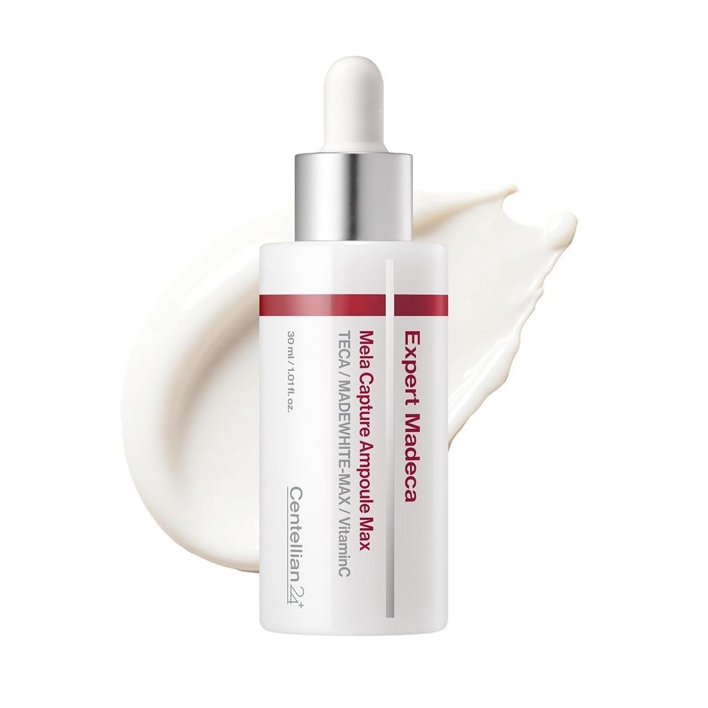 CENTELLIAN24ExpertMadecaMelaCaptureAmpouleMax1.0floz-SérumAnti-IdadecomTECAparaElasticidade, Hidratação e CuidadosFaciai