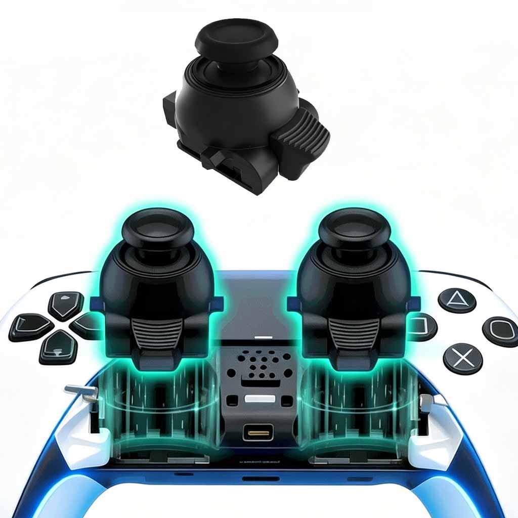 TMR Hall Effect Thumbstick Substituição Joystick Caps Para PS5 DualSense Edge Controller , Sensing Analog Stick Peças De