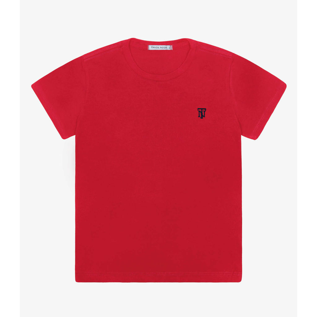 Camiseta Infantil Masculina Trick Nick Vermelho