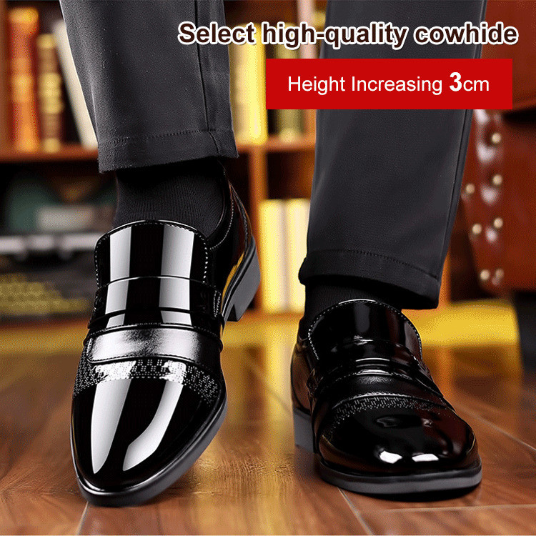 【Para Todos os Tamanhos】Sapatos de couro masculinos elegantes e confortáveis/Sapatos Masculinos/Sapatos de Couro