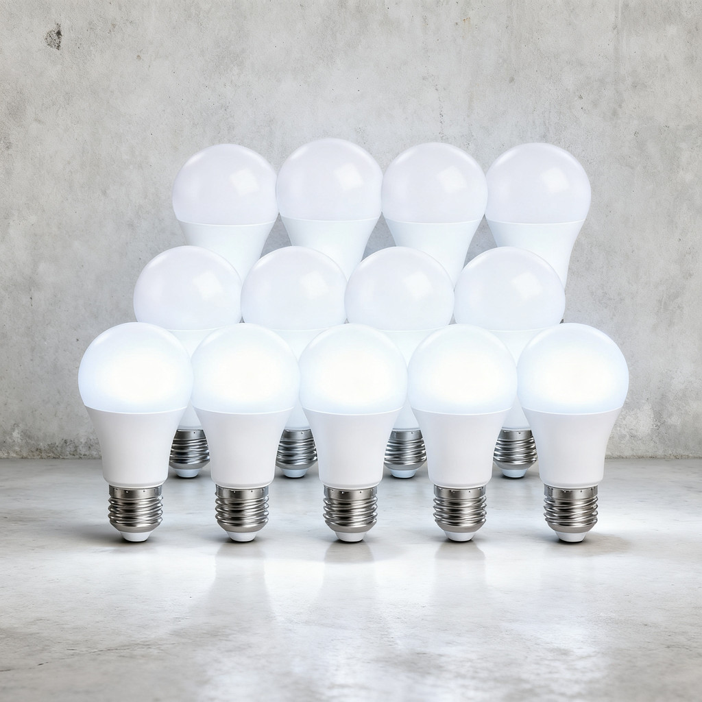 Kit 10 Lâmpadas LED Bulbo 12W Bivolt E27 Branca Fria 6500K Econômica — Achadinhos Pauta