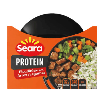 Seara Picadinho bovino com arroz e legumes Protein 270g