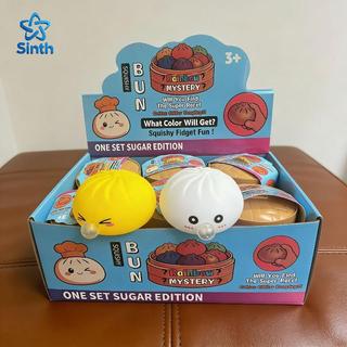 Sinth Colorido Squeeze Bubble Bun Brinquedo Com Vapor 1 Peça Para Relaxamento Adulto E Alívio Do Estresse BR