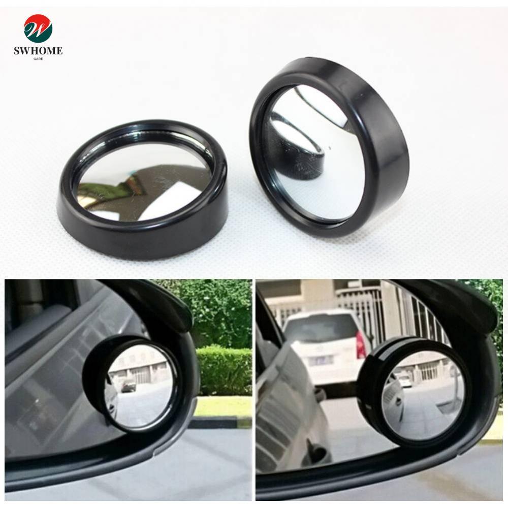 Espelho Retrovisor Ponto Cego Carro Convexo Grande Angular Conjunto Peças 2 Pçs Acessórios Automóveis