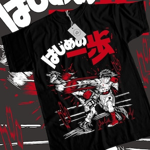 Camiseta Masculina Estampa de Boxe em Ação Moderna Confortável Estilosa Tema Esportivo Casual