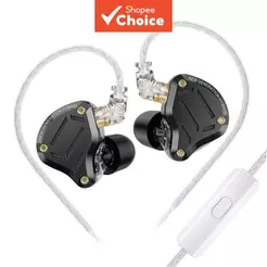 KZ ZS10 Pro 2 Fones De Ouvido 10mm Driver Dinâmico Armadura Balanceada IEM Monitor Intra-Auricular HiFi Com Isolamento F