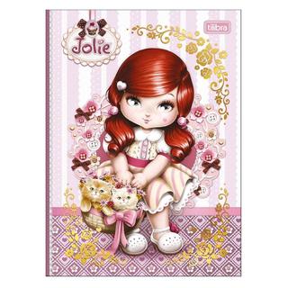 Caderno Colegial Brochura Jolie 80 Folhas Roxo Ruiva - Tilibra