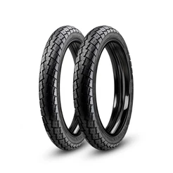 Par Pneus Aro 18 Dianteiro e Traseiro Soho TT Ira 90/90-18 e 2.75-18 ou Titan Fan Ybr Factor 125 150 160